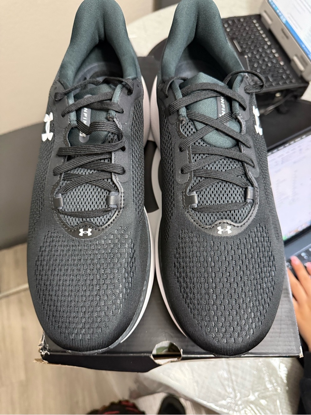 Under Armour Black Athletic Sneakers
